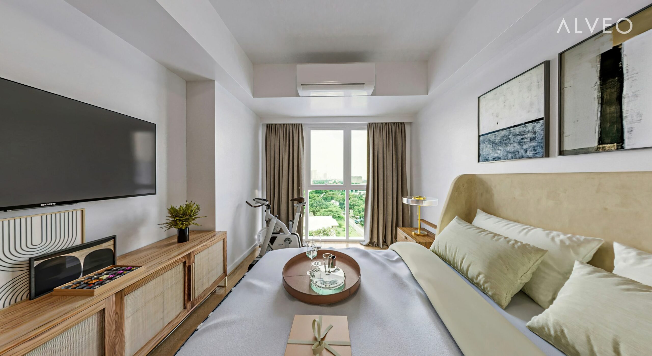 ASTELA AT CIRCUIT MAKATI - 1BR Bedroom Area
