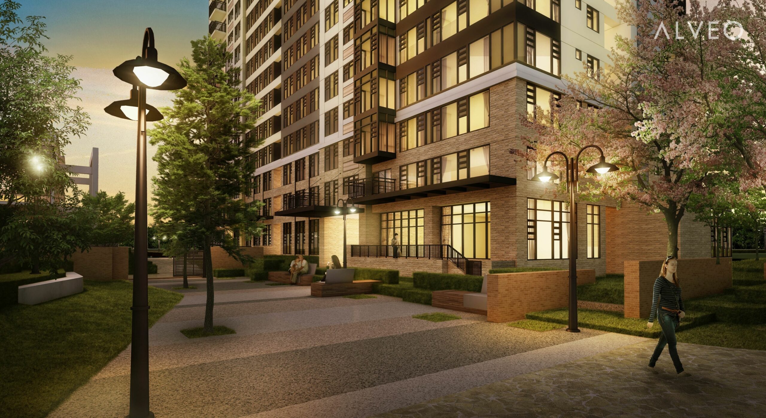 PORTICO - The Courtyards at Portico (Artist's Perspective)