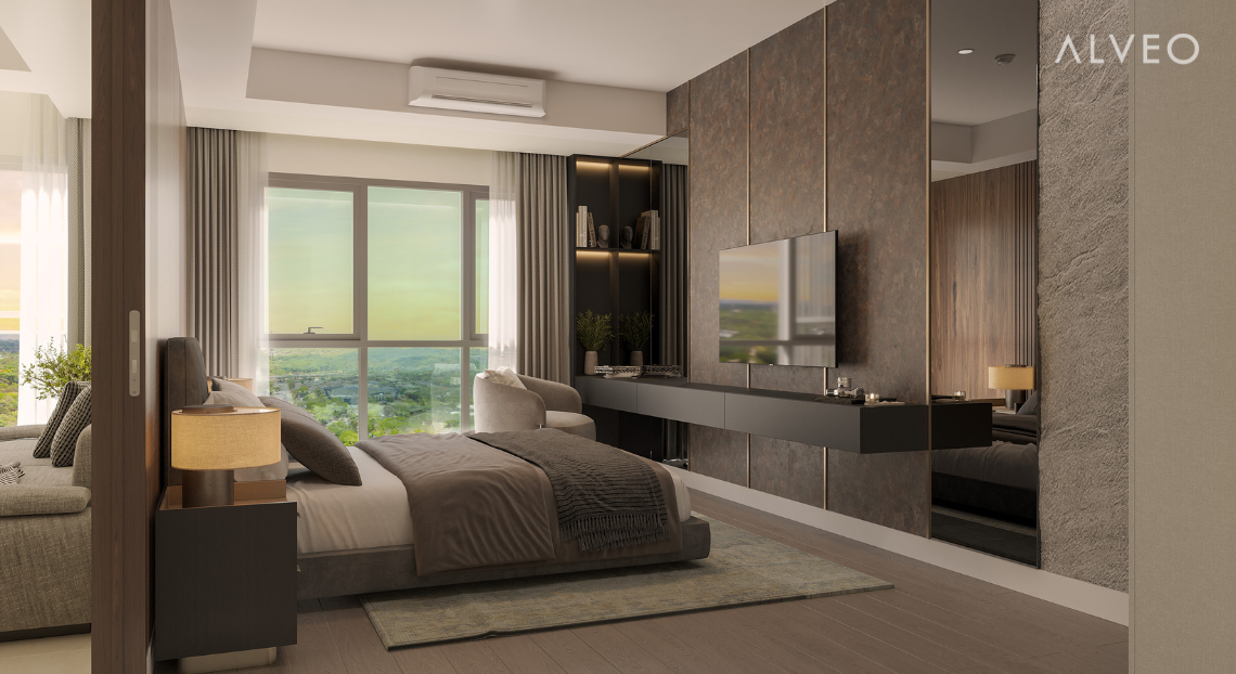 OREAN RESIDENCES - 1BR Primary Bedroom (Artist's Perspective)